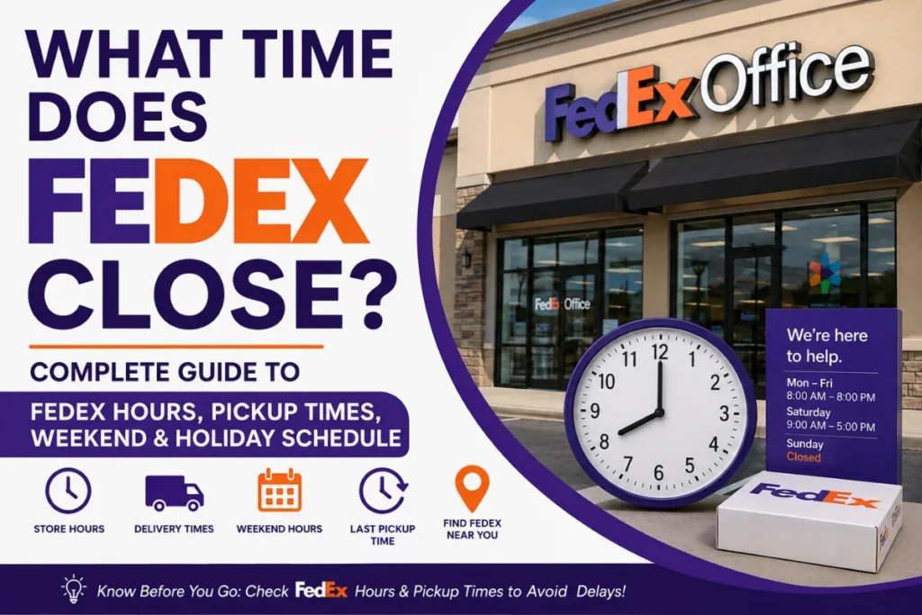 What Time Does FedEx Close