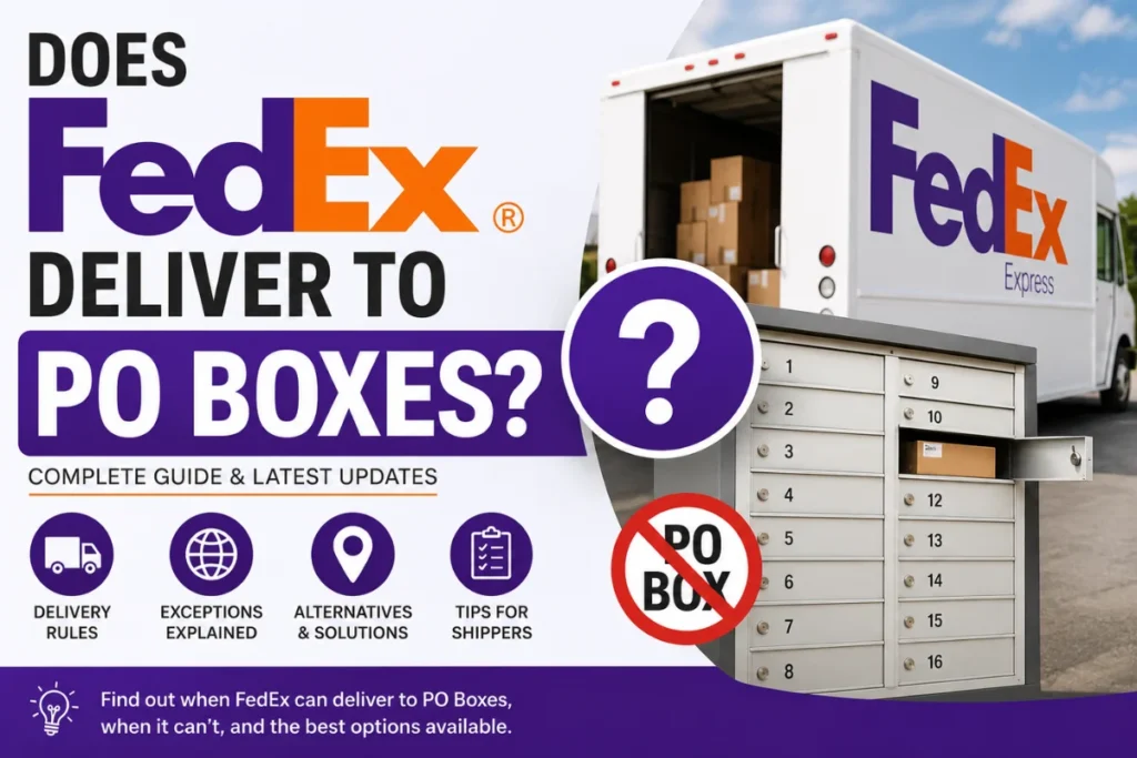 Does FedEx Deliver to PO Boxes